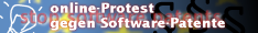 [online-Protest gegen Software-Patente]